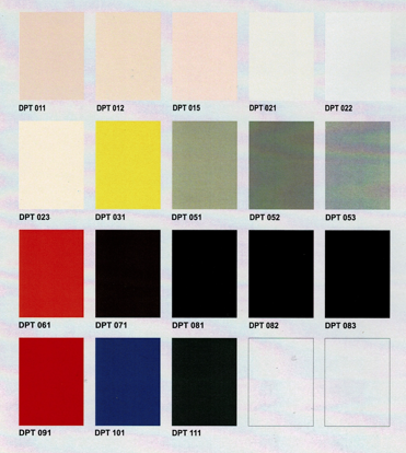 Katalog warna Davy powder coating
