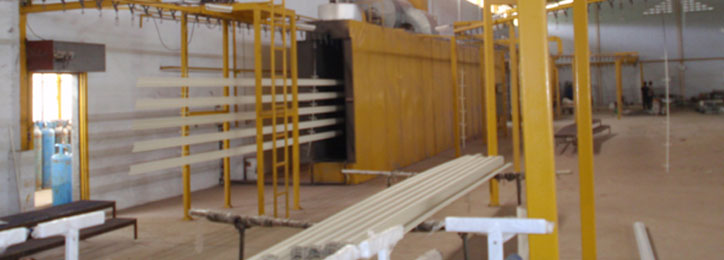 Lini produksi powder coating